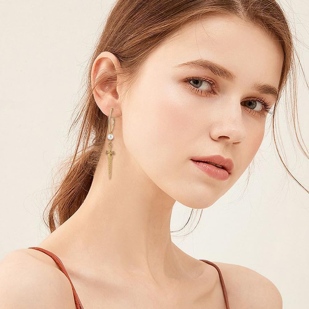 Beebeecraft 1 Box 24Pcs Hoop Earrings Findings Real 18K Gold Plated Round Open Beading Hoop Components for Jewellery Making DIY Crafts Art Accessories Creation Festival Gift Wedding Party Favor