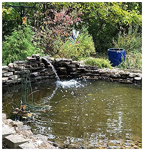 Vijver Liner Opvouwbare Duurzame Tuin Waterval Huid Membraan PVC 1M Brede Vijver Liner 0.2mm Kwaliteit Tuin Vis Vijver Liner Koi Vijvers, Water Tuinen en Fonteinen Landschap (Grootte: 1 × 9 m (3.9 × 29.5 ft), Kleur: 20S) - Image 7