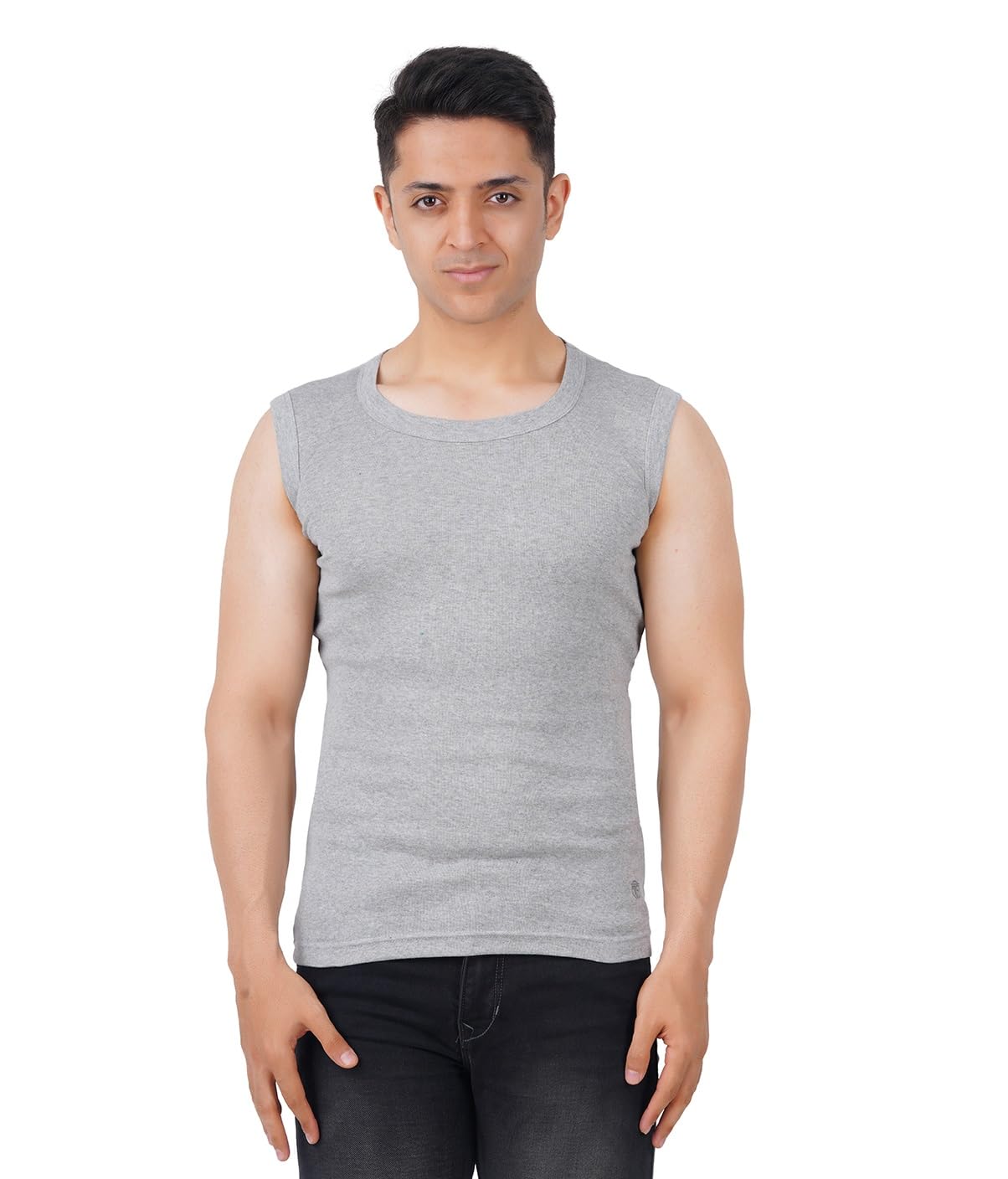Modern Men's Premium Cotton Gym Vest (S - XXL) (4 Colors Available)-image-47