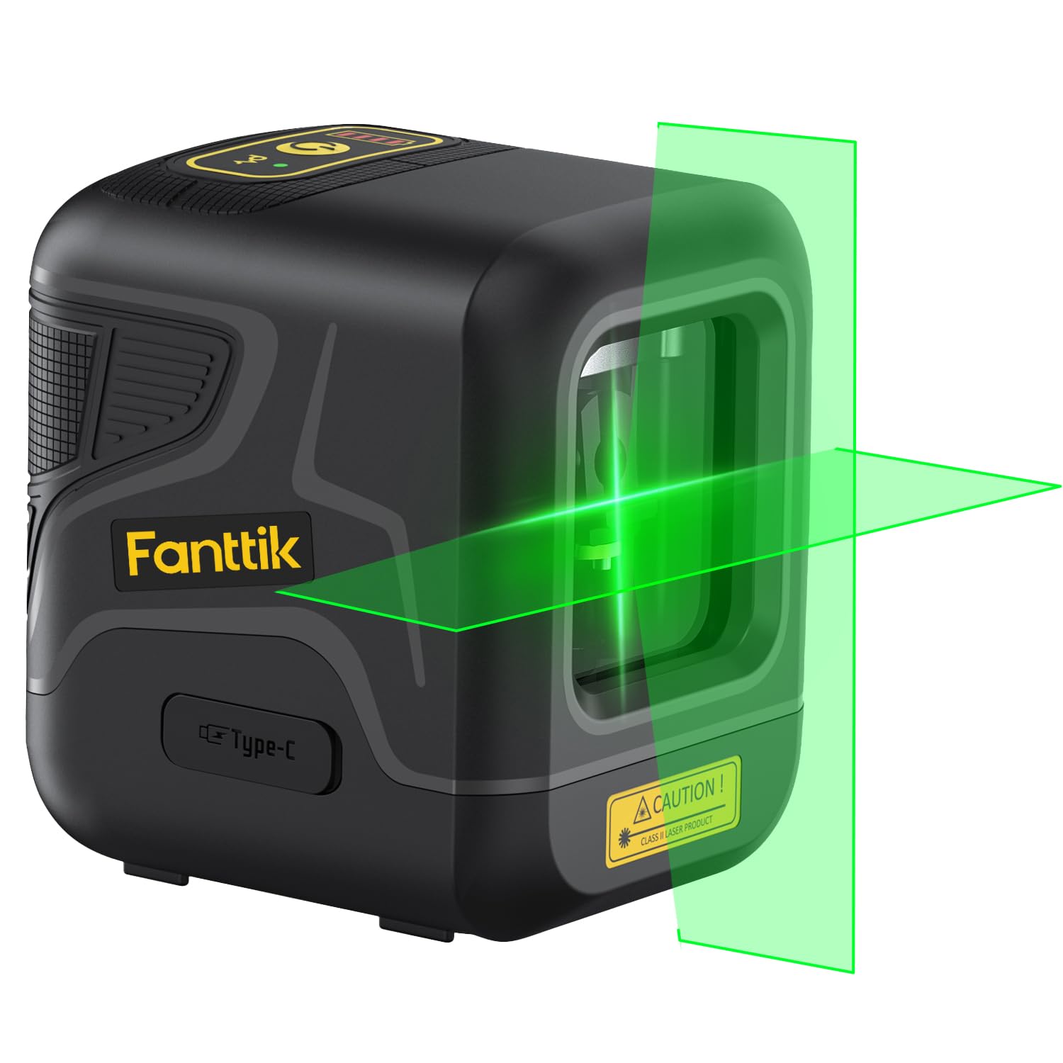 Fanttik D2 Laser Marker, Automatic Horizontal Correction, Green Cross Line Laser, 30m Working Range, 360° Rotation, USB-C Rechargeable, Pulse Mode, Magnetic Bracket, Storage Bag, Wall Mounted, Home