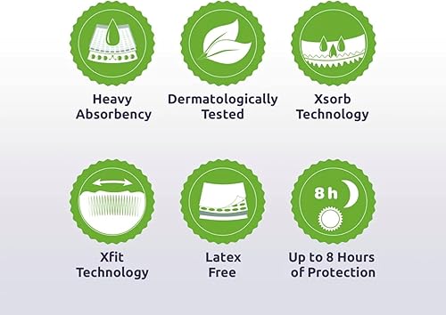 Miniatura 4 de Pañales grandes para adultos, 40 unidades, unisex, transpirables, absorbentes, a prueba de fugas, fáciles de usar