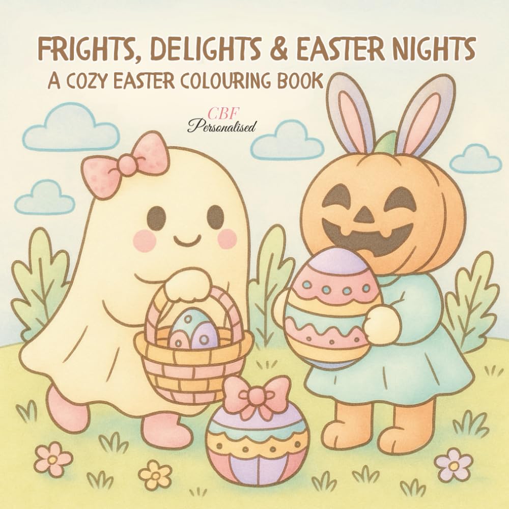 Frights, Delights and Easter Nights: A Cozy Easter Colouring Book