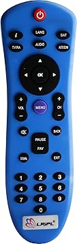 LRIPL DVB Remote Control Free Dish Free to Air DTH DD Dish TV (Also Work with LRIPL Set Top Box)