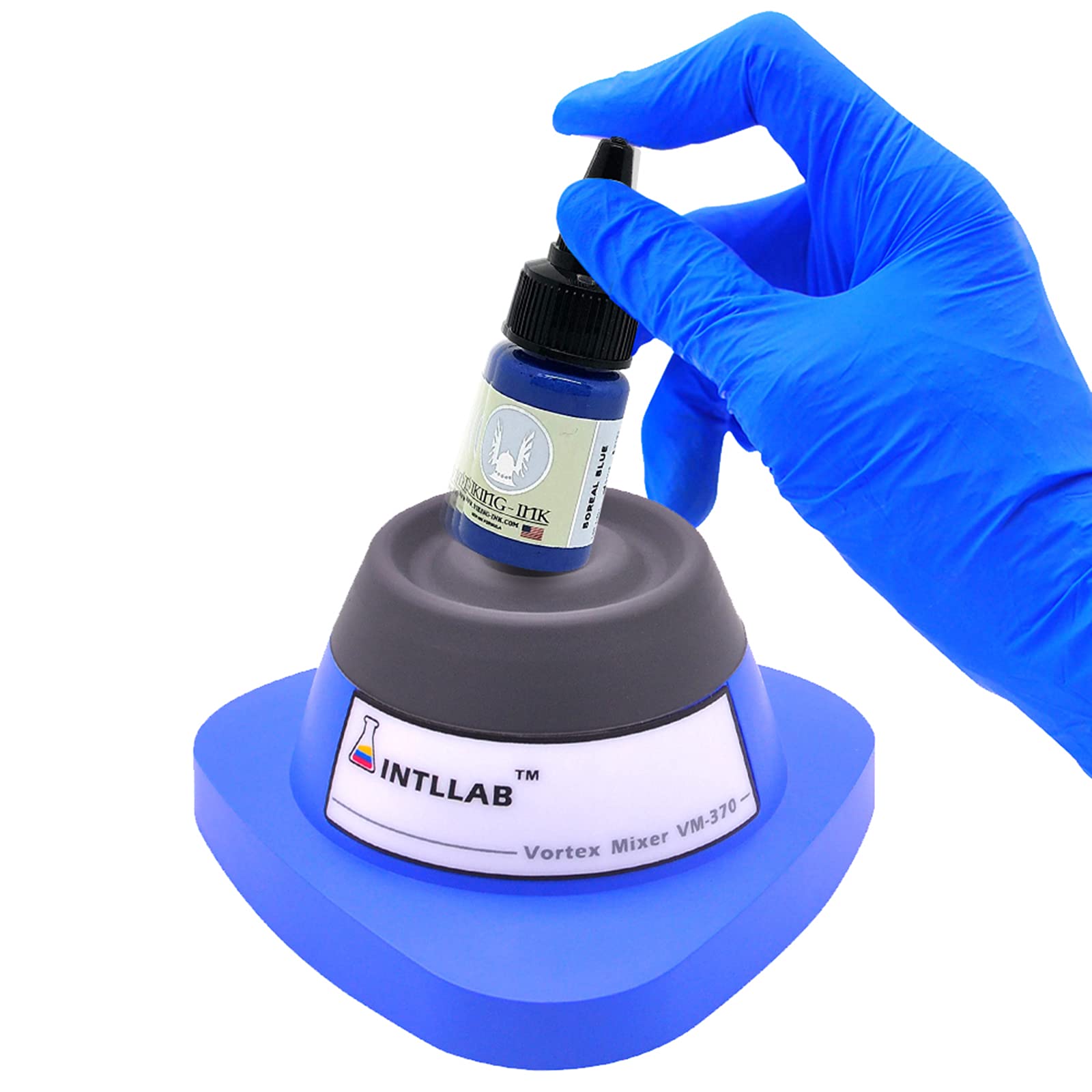 Mini Agitador Vortex, Mezclador de vórtice líquido para Tubos de hasta 50ml, para Laboratorio, Esmalte de Uñas, Pinturas, 110-220V