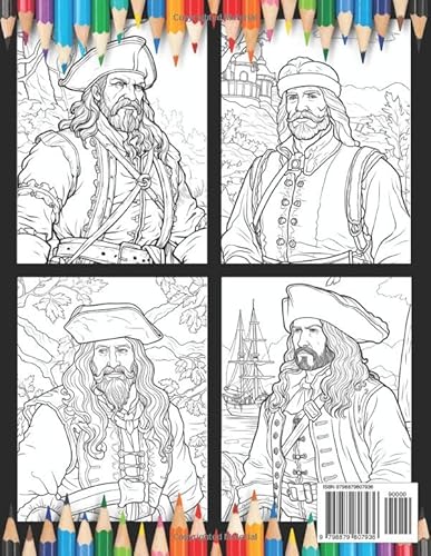 Pirates of the Sea Coloring Book: A Pirate Color Quest Chart Your Course to Creativity