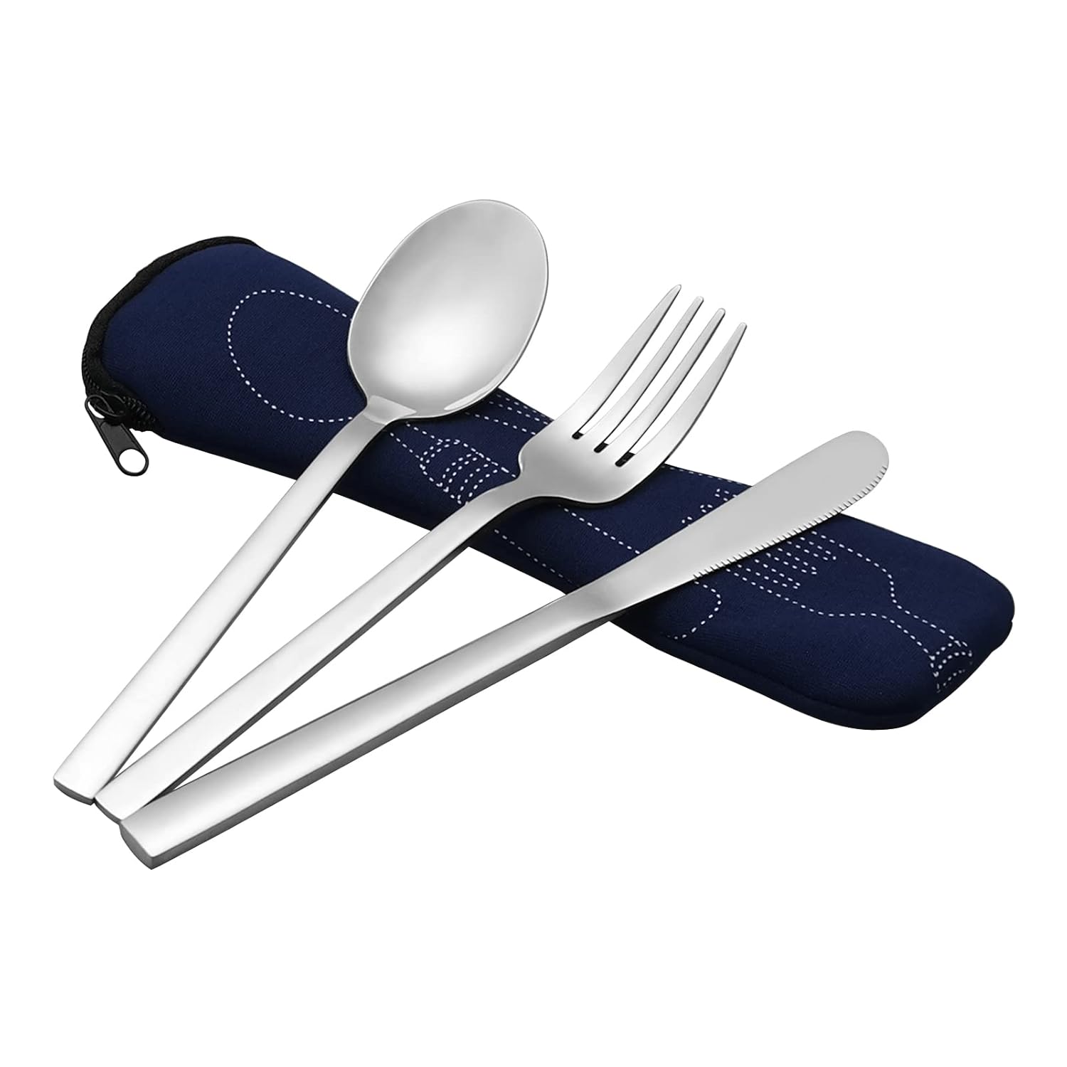 Cand Travel Flatware Set, Stainless Steel Lunch Utensil Set, 3 Pieces