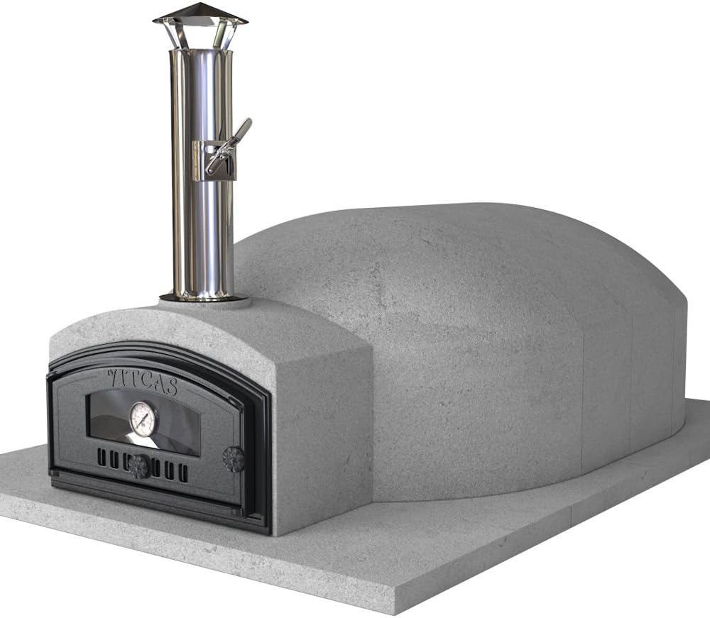 VITCAS DIY Wood Fired Pizza Oven Kit – Build Your Own Pompeii 120 Outdoor Oven
