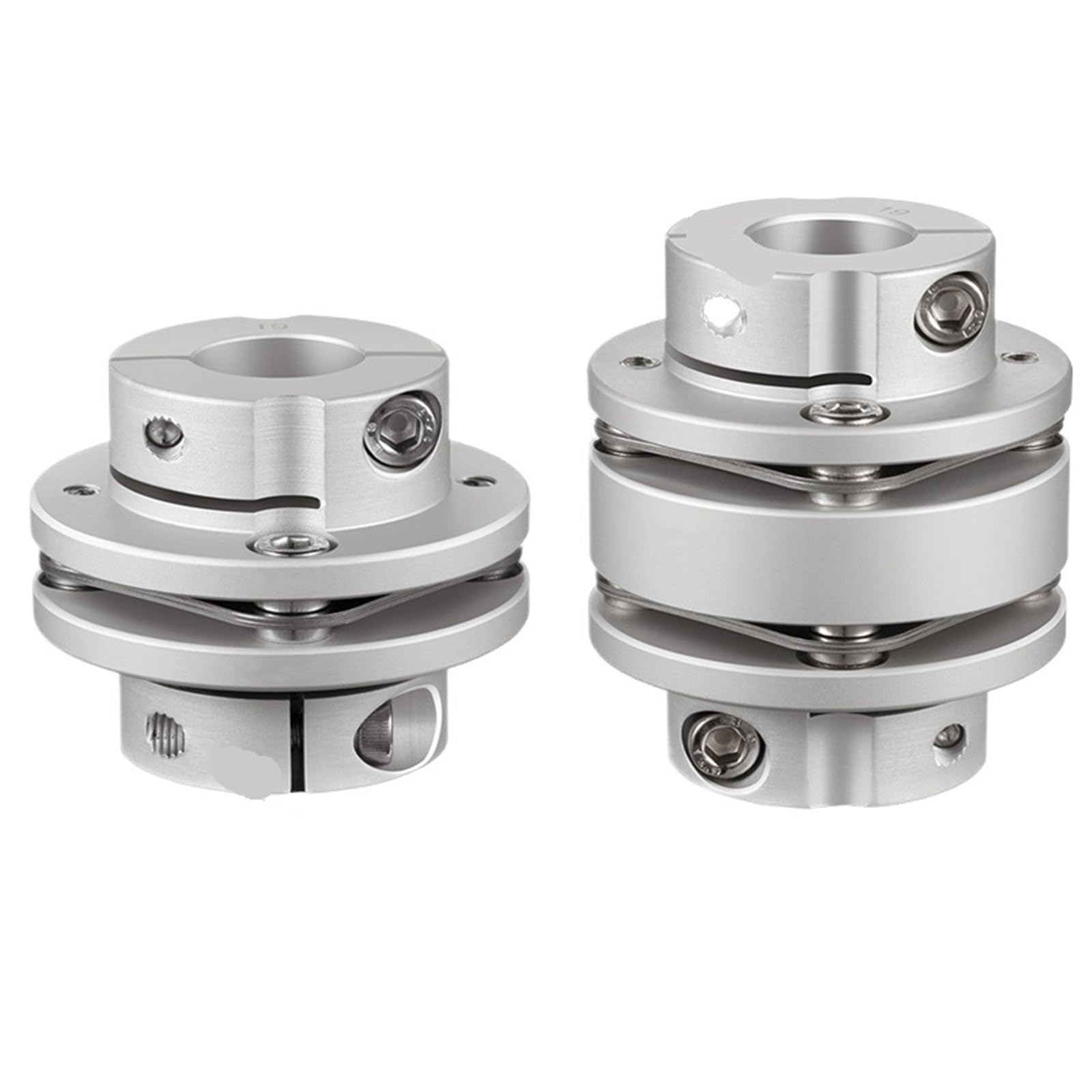 D44 L50mm Giunto elastico for servomotore ad alta precisione con accoppiamento a membrana singola e doppia in lega di alluminio(14x15)