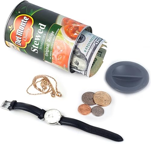 Cajas fuertes para latas falsas Diversion Secret Stash Safes (rojo)