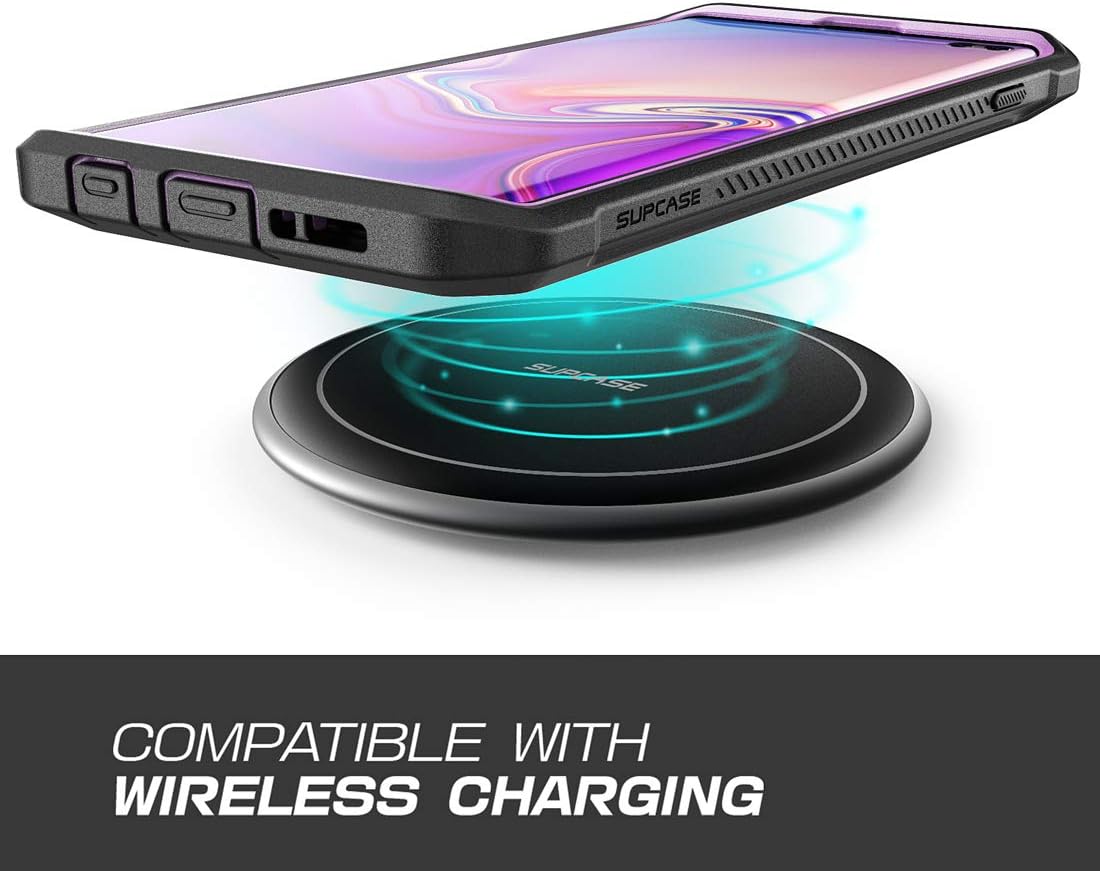 SUPCASE Unicorn Beetle Pro Series Designed for Samsung Galaxy S10 Case (2019 Release) Full-Body Dual Layer Rugged with Holster & Kickstand Without Built-in Screen Protector (Purple)