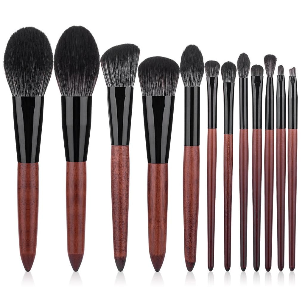 Juego de brochas de maquillaje completo para evitar manchas y aplicar polvos con precisión