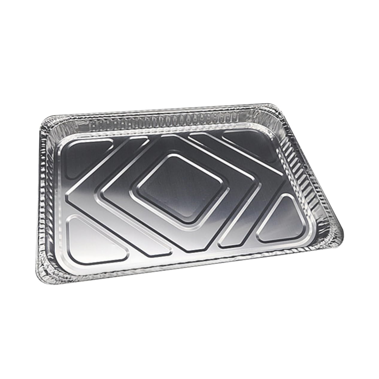 Ciieeo Set of 10 Aluminum Foil Trays BBQ Drip Pans Recyclable Grease Catch Pans for Clean Cooking Experience