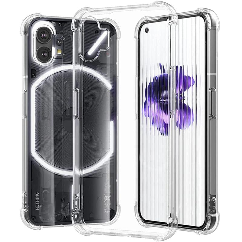 Image of Case Creation Brand - Mobile Cover for Nothing Phone 1 5G (Soft & Flexible Back Case), Transparent