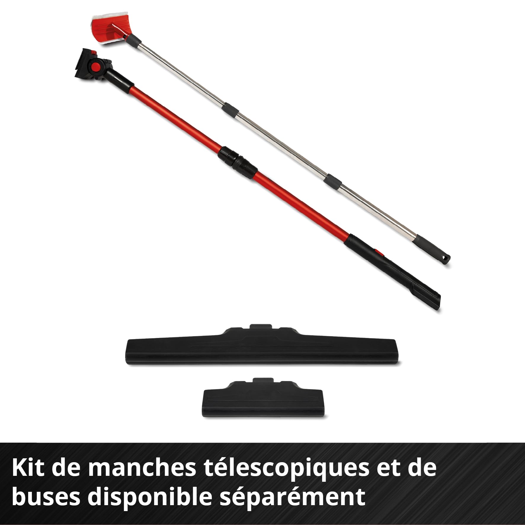 Einhell Nettoyeur de vitres sans Fil BRILLIANTO Solo Power X-Change (18 V, buse aspirante de 28 cm) Livré sans Batterie ni Chargeur