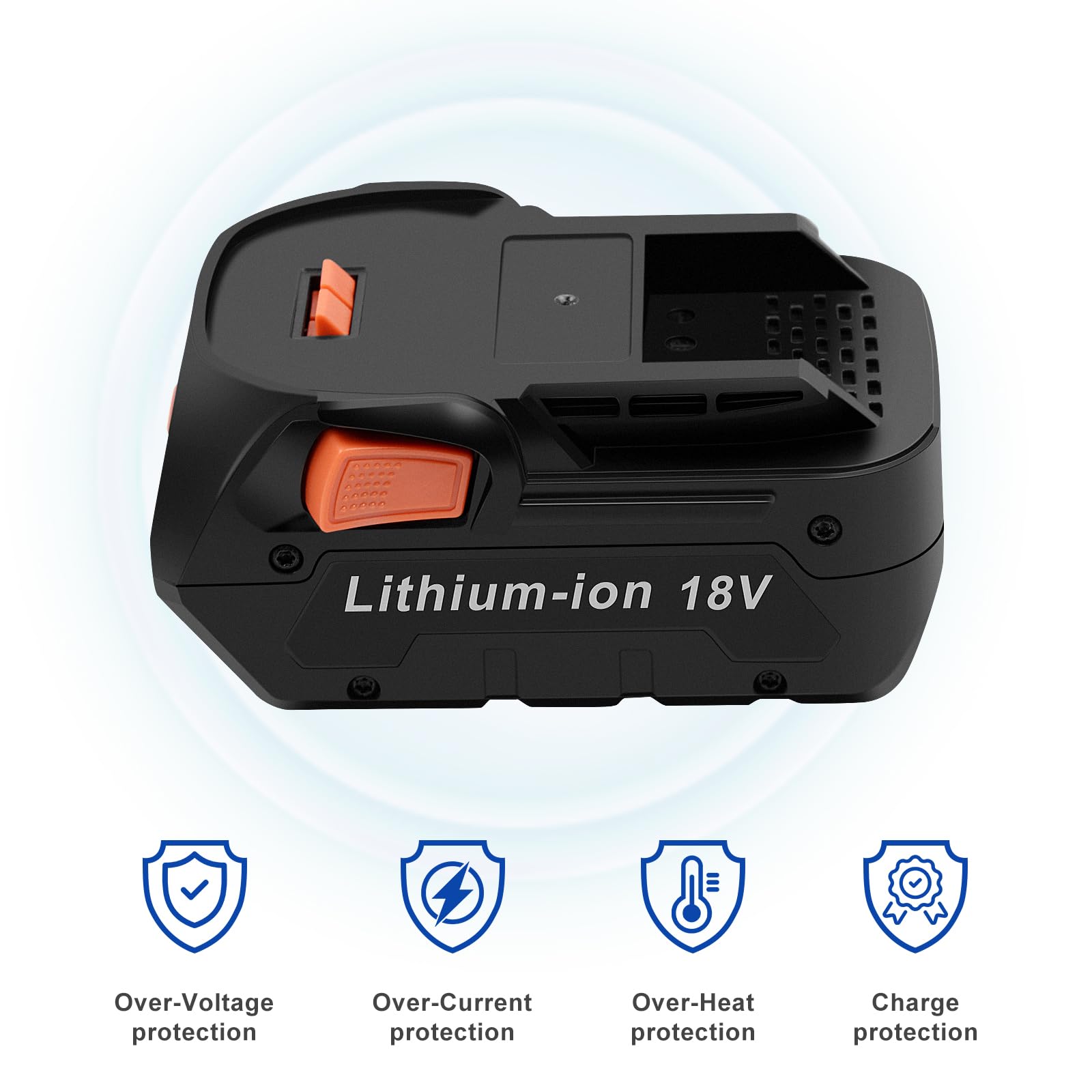 18V 5500mAh Litio Batería de Repuesto para AEG L1815R L1820R L1825R L1830R L1840R L1850R L1860R B1814G B1817G B1814 B1820R B1830R M1830R BS18G