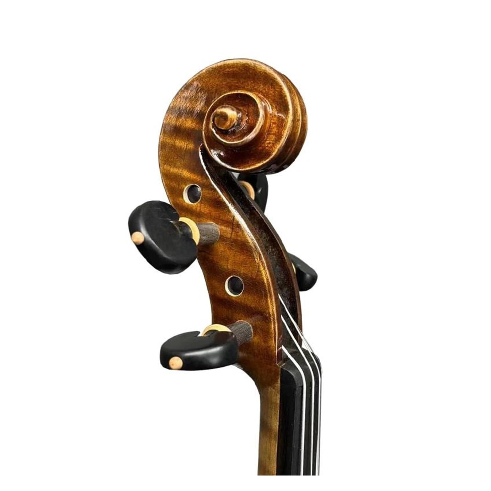 Violino Professionale 4/4 In Legno Massello Di Abete Rosso Acero Marrone Accessori In Ebano Strumento A Corde Violino