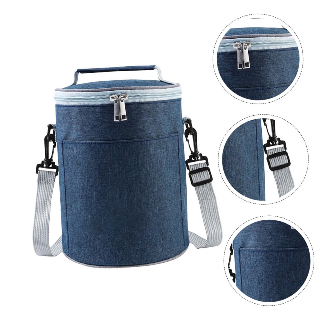 TEHAUX Isoliertasche für Lebensmittel Kompakt und Leicht aus Oxford Stoff für Outdoor Mittagessen und Reisen