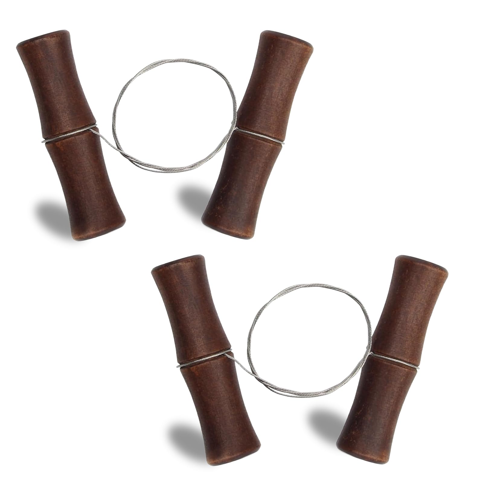 2 PCS Cutting Wire for Clay, Premium Cheese Wire Cutter with Wooden Handles Clay Cutter Tool for Ceramics Tool Earthenware Clays Art Sculptures