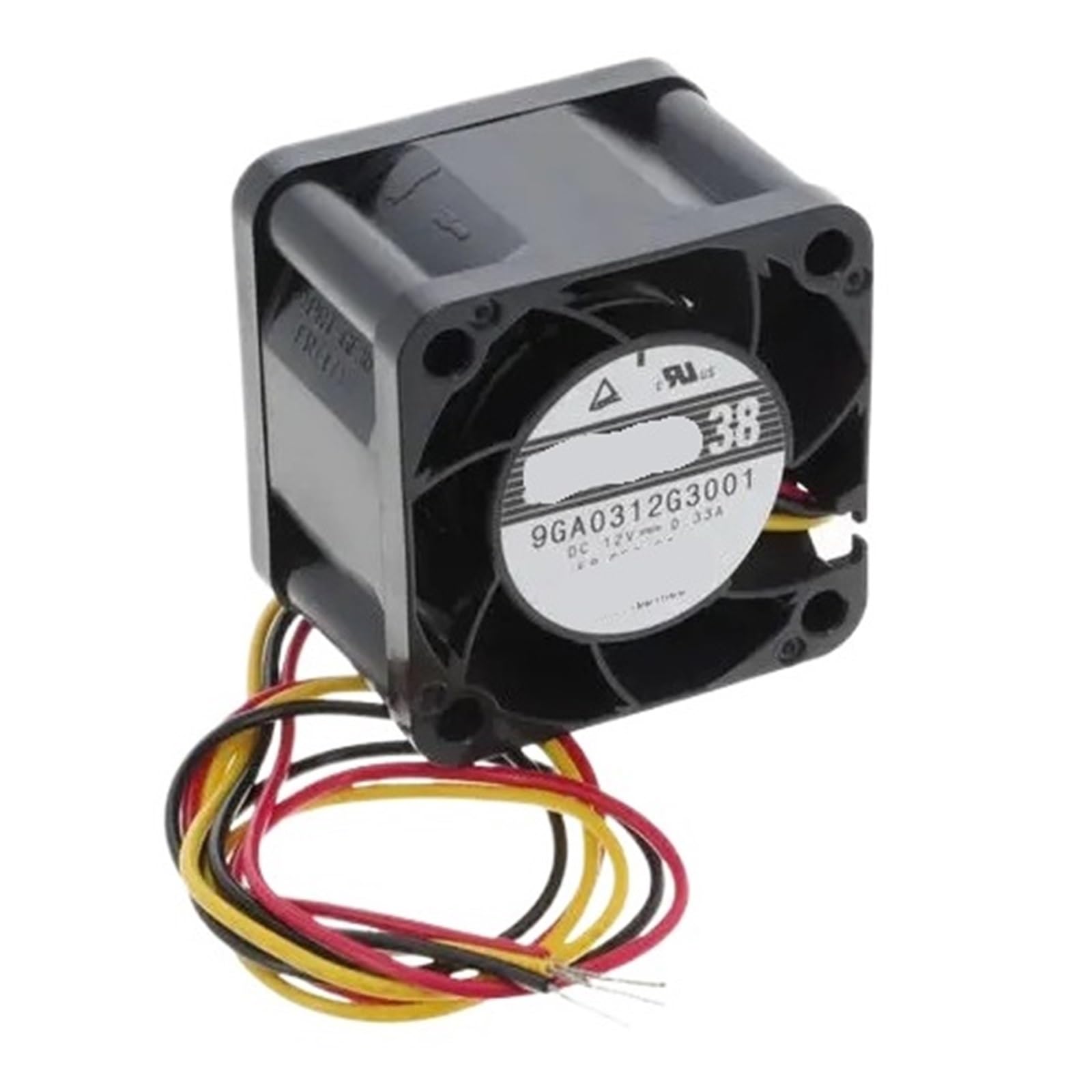 LZIKKGKI 9GA0312G3001 12VDC FAN 38X38X28mm 4W 3wire 19000RPM