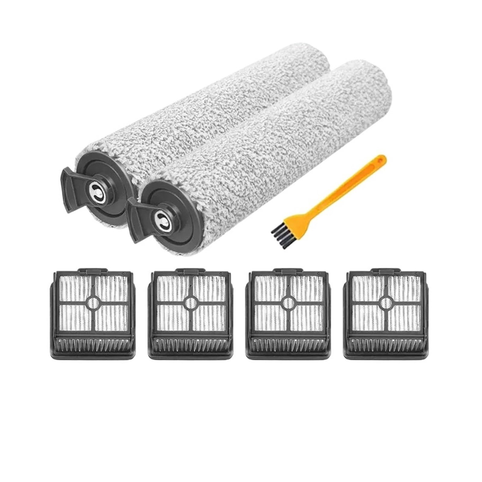 Compatible con Cepillo Giratorio Dreame H11 / H11 MAX y Repuesto de Filtro Hepa, repuestos de aspiradora en seco y húmedo, Accesorios de Lavado (Color : 3 Roller Brush)