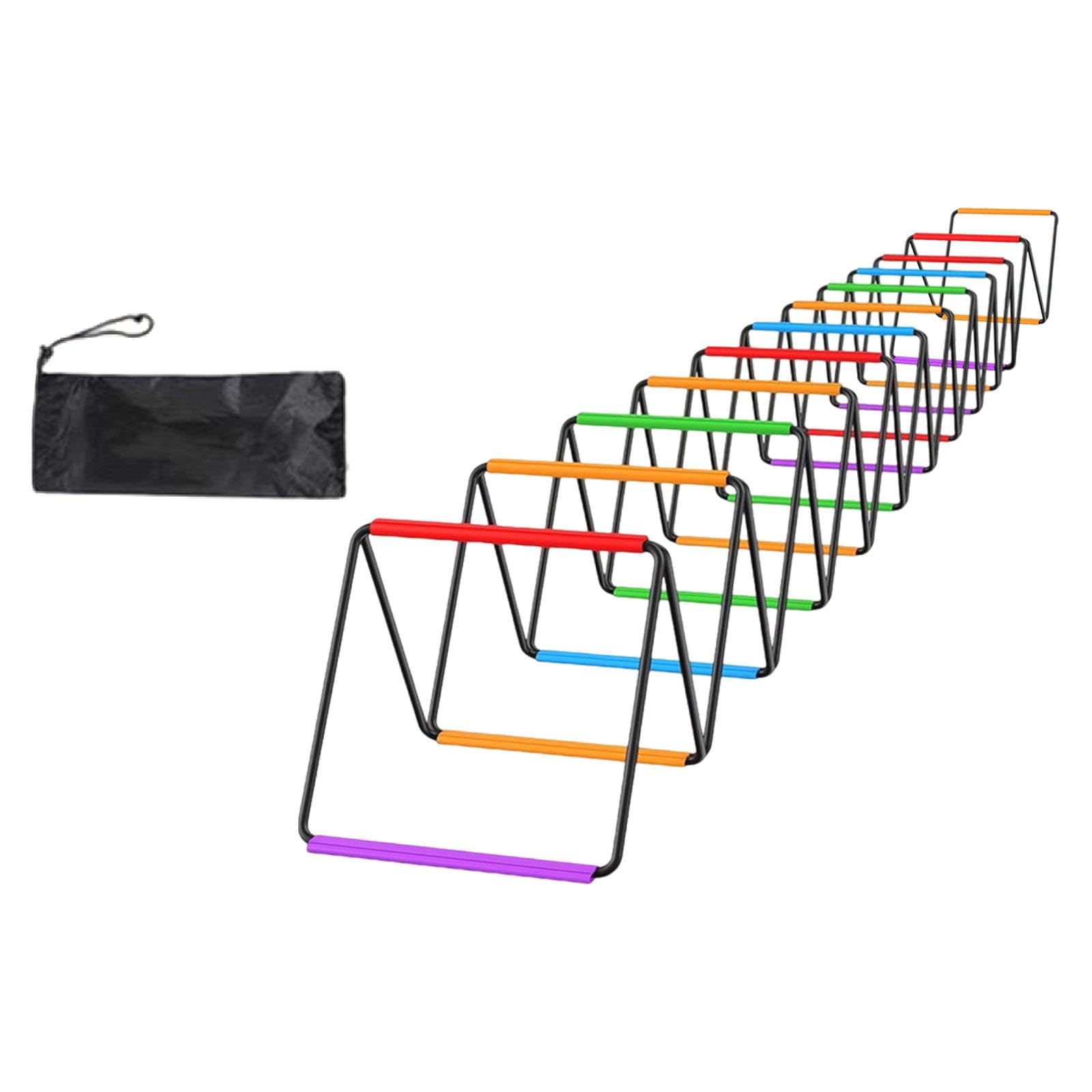 Escalera de para Entrenamiento de Velocidad con Estructura Resistente y Fácil Montaje de Alambre de Acero Trenzado Adecuada para