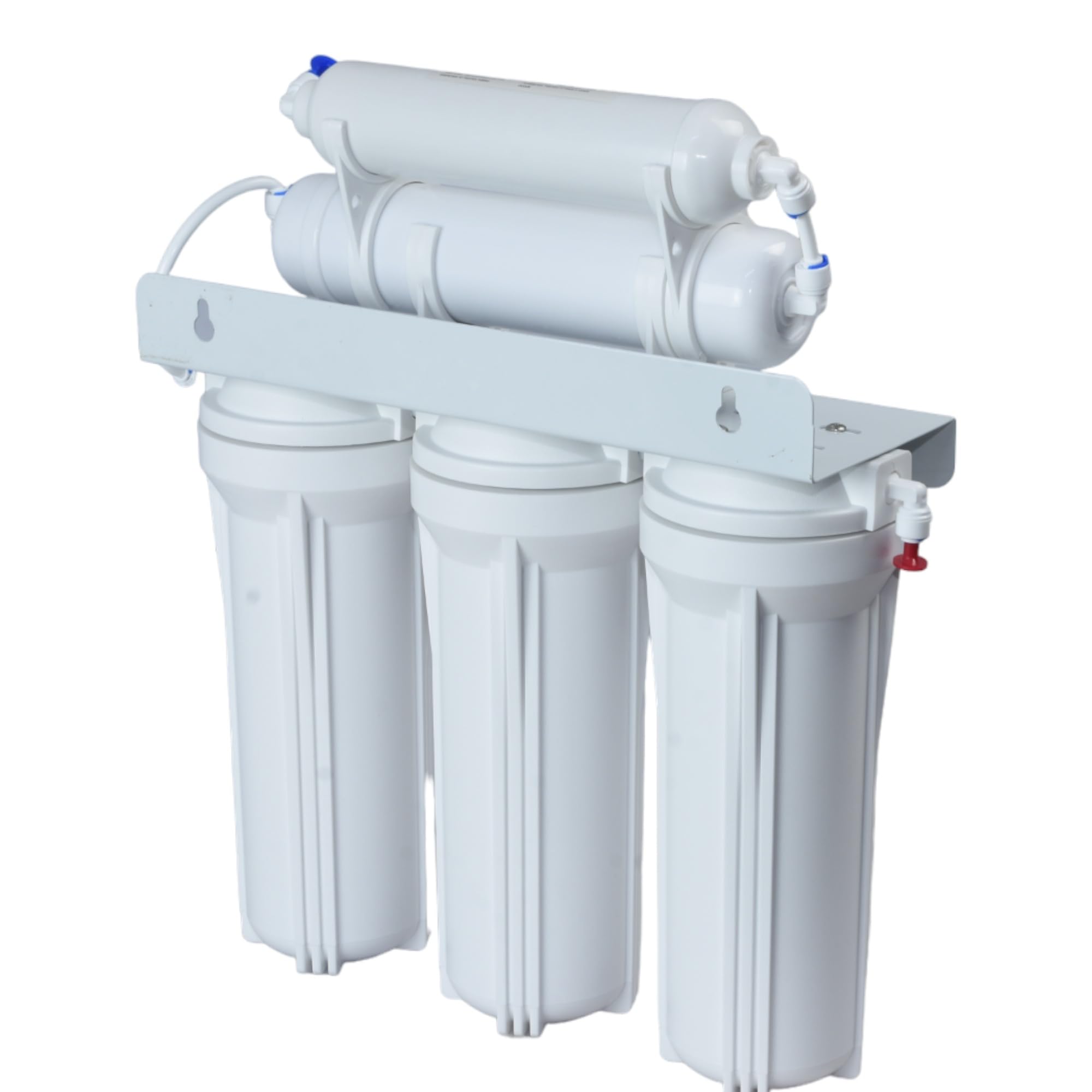 Purificador de agua de 5 etapas, filtro bajo fregadero filtración, sistema con grifo, accesorios de montaje de carbono activo, sedimentos