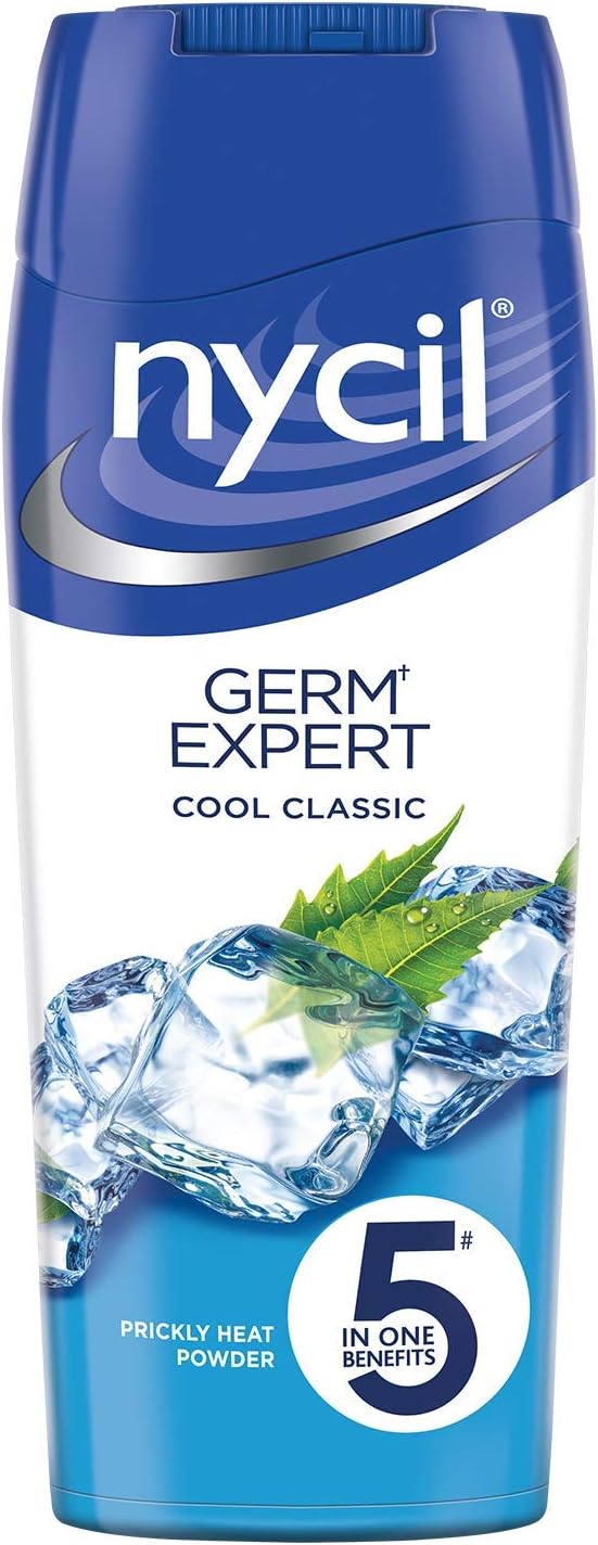Nycil Germ Expert Cooling Talc - Cool Classic 150 g (Get 25% Extra)