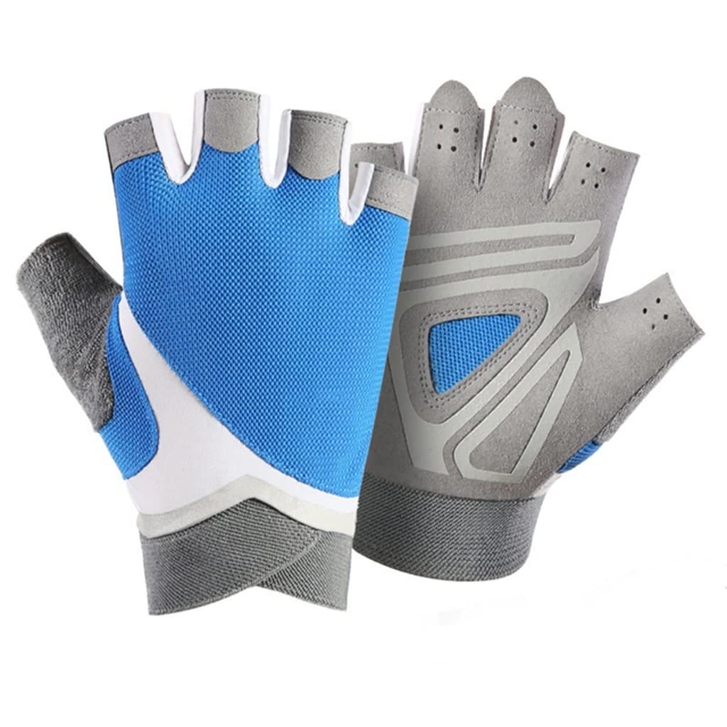 Guantes de Ciclismo for Hombre y Mujer, Guantes de Fitness, protección Solar, Guantes de Medio Dedo for Ciclismo, Guantes Transpirables Antideslizantes, Guantes Deportivos(3-Pack,Medium)
