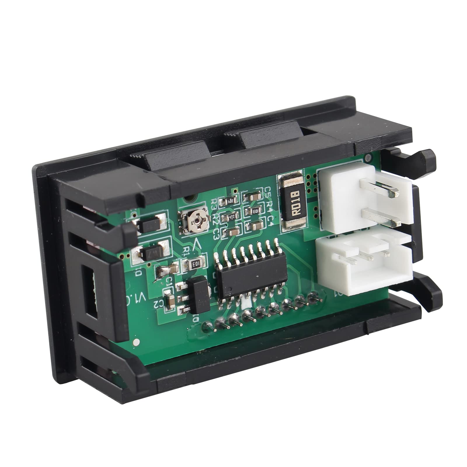 HALJIA DC 0-100V 10A Digital Voltmeter Ammeter Voltage Meter Current Monitor Gauge 5 Wires LED Display Volt Amp Monitor with Fine Adjustment - Image 3