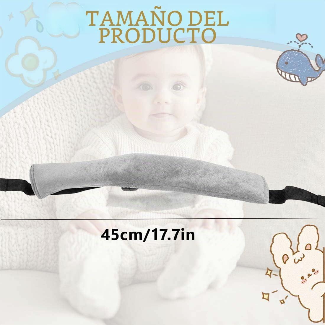 1 Unidad Correas Portátiles Para Silla Alta Niños, Cinturón De Seguridad Bebé, Arnés Ajustable, Compatible Con Sillas De Comedor, Carritos De Supermercado Y Tronas