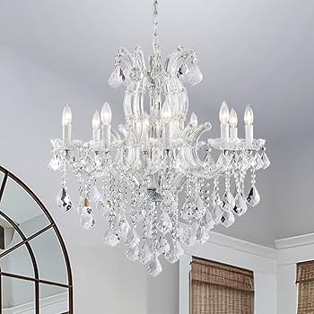 TMAFON Modern Crystal Chandelier Light Fixtures - Luxury Maria