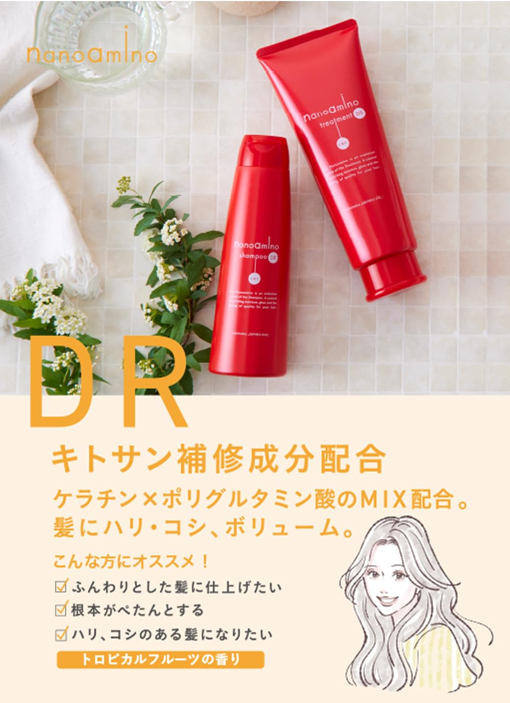 Amazon.co.jp: NANOAMINO ナノアミノ サロンシャンプー 美容室専売品