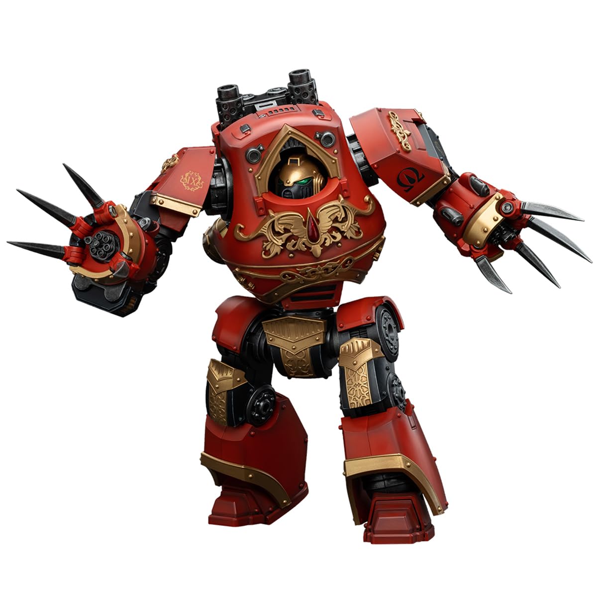 HiPlay JOYTOY Warhammer The Horus Heresy 1/18 Blood Angels Contemptor-Incaendius Dreadnought JT00737 Action Figure Collection Model Gift - Image 2