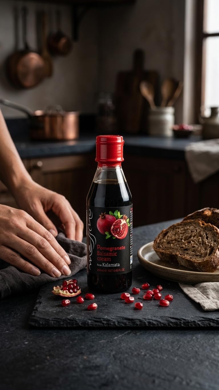 Messino Mezcla Gourmet de Cremas Balsámicas Griegas | Higos, Miel y Granada | Paquete de 3 x 250 ml (Total 750 ml) | Sin Azúcares Añadidos | Elaboración Tradicional