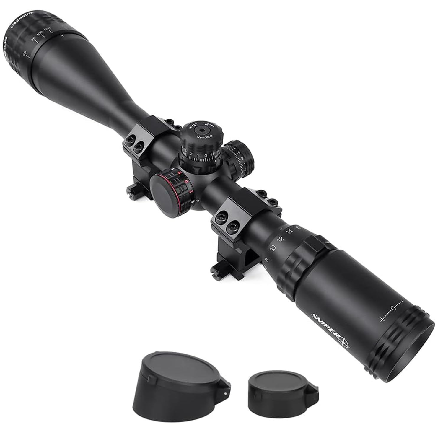 Amazon.com: FSI 6-24x50 AO Rifle Scope SFP R/G/B Illuminated