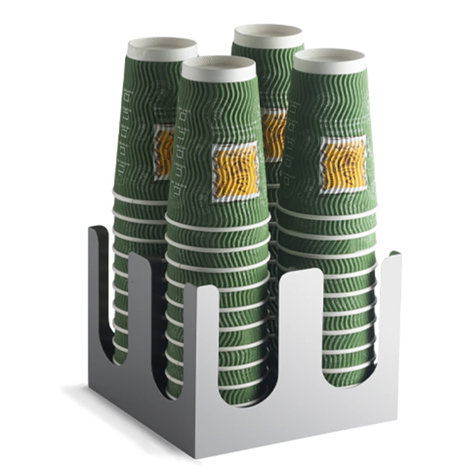 Buy AP.DISHU Coffee Cup Dispenser and Lid Holder Condiment Stirrer