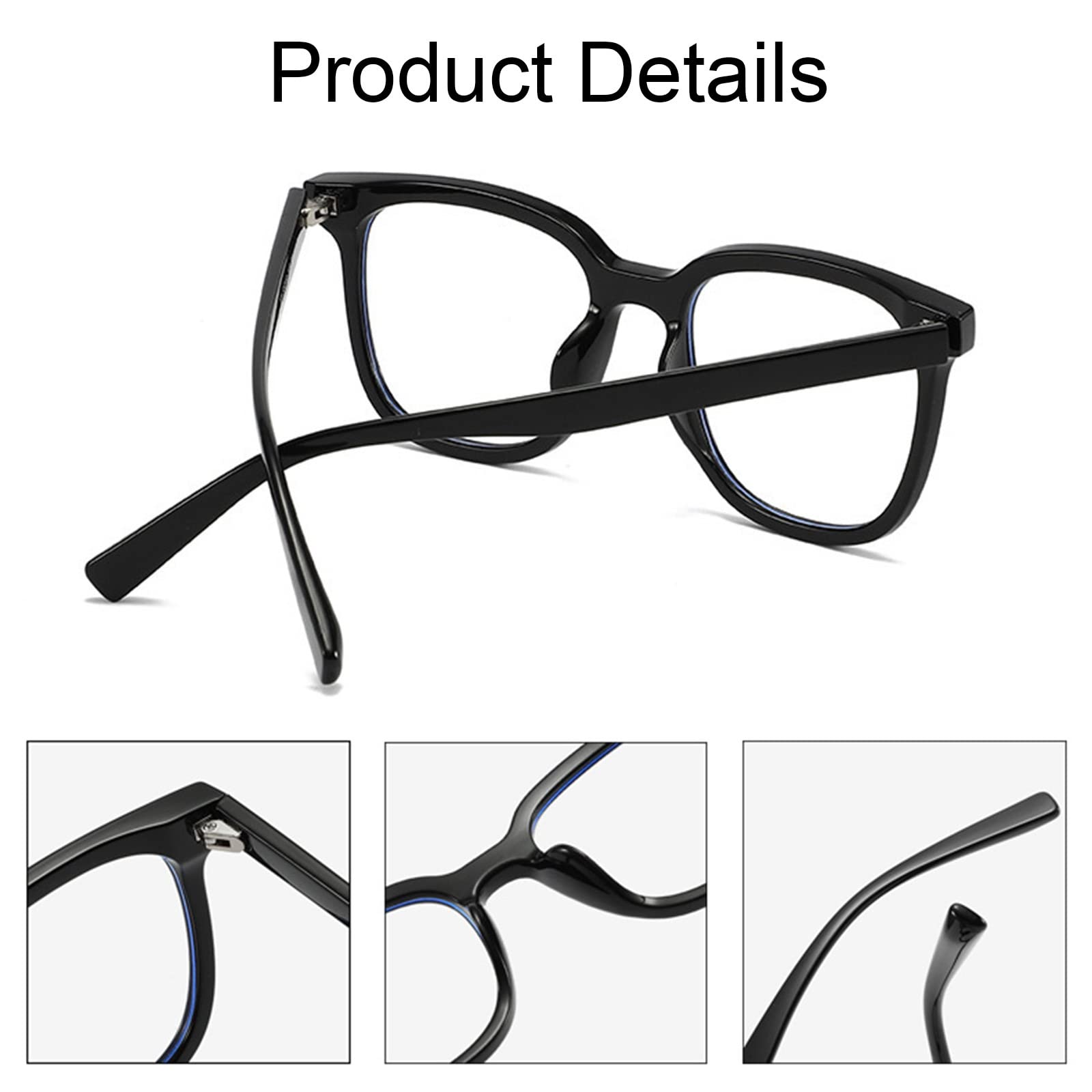 Gafas de Lectura fotocromáticas con Montura de Gran tamaño Gafas cuadradas Que cambian de Color HD Lector de Ancianos Gafas antideslumbrantes para Hombres y Mujeres,C3-+1.00