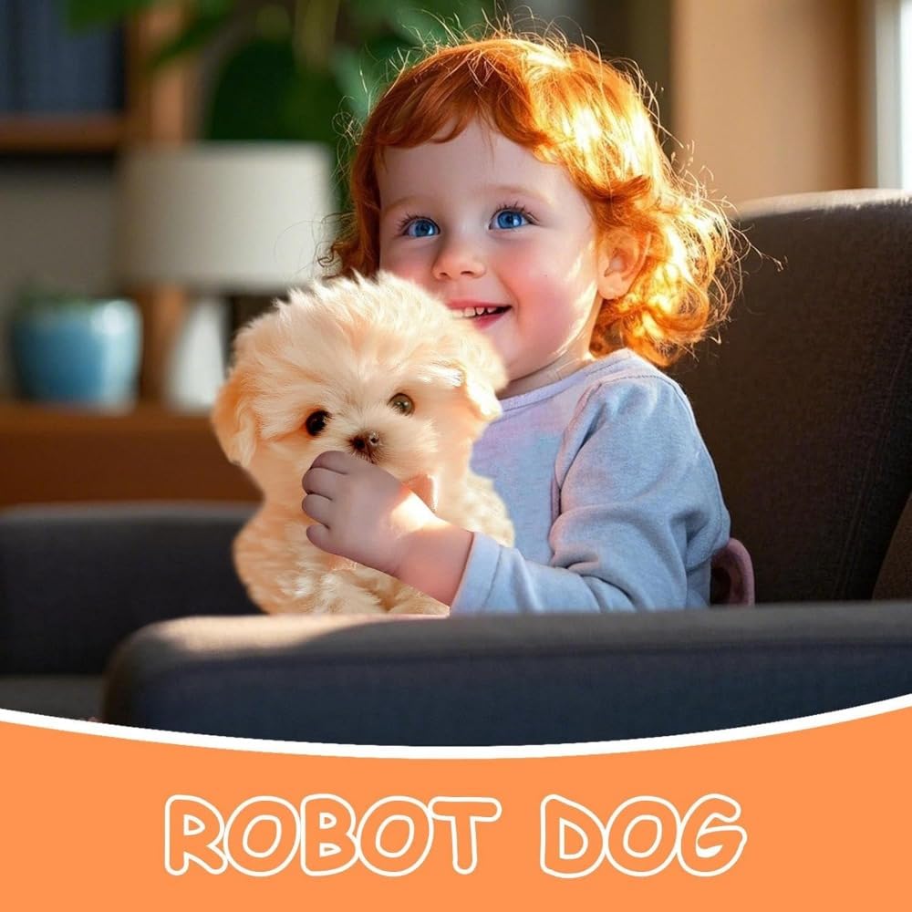 Amazon.co.jp: Syfunnyリアルなロボット犬のおもちゃ、歩いたり吠え