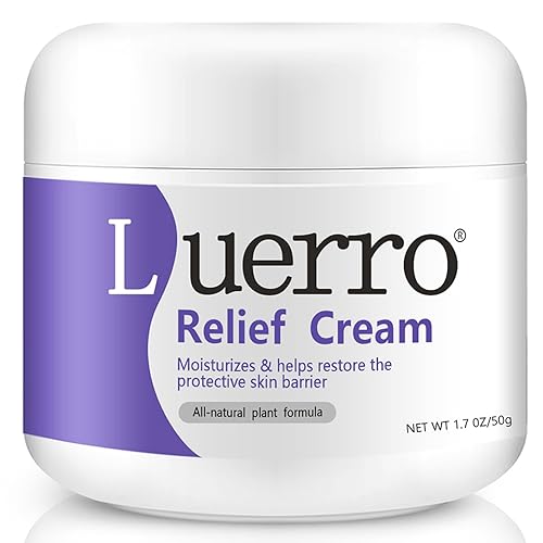 Luerro Crema de alivio para piel propensa al acné, limpiador y exfoliante para el acné de espalda y cuerpo, crema exfoliante suave para picazón y