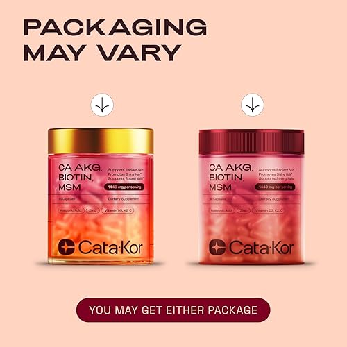 Miniatura 9 de Suplemento para piel, cabello y uñas con Ca AKG  MSM  Ácido hialurónico  Biotina  Vitamina C y vitamina D3 K2  Apoya la piel radiante, promueve el