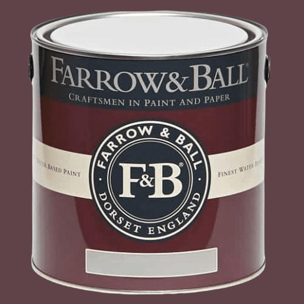 Paint Stop Mixed Colour Farrow & Ball Modern Emulsion 222 Brinjal 2.5L