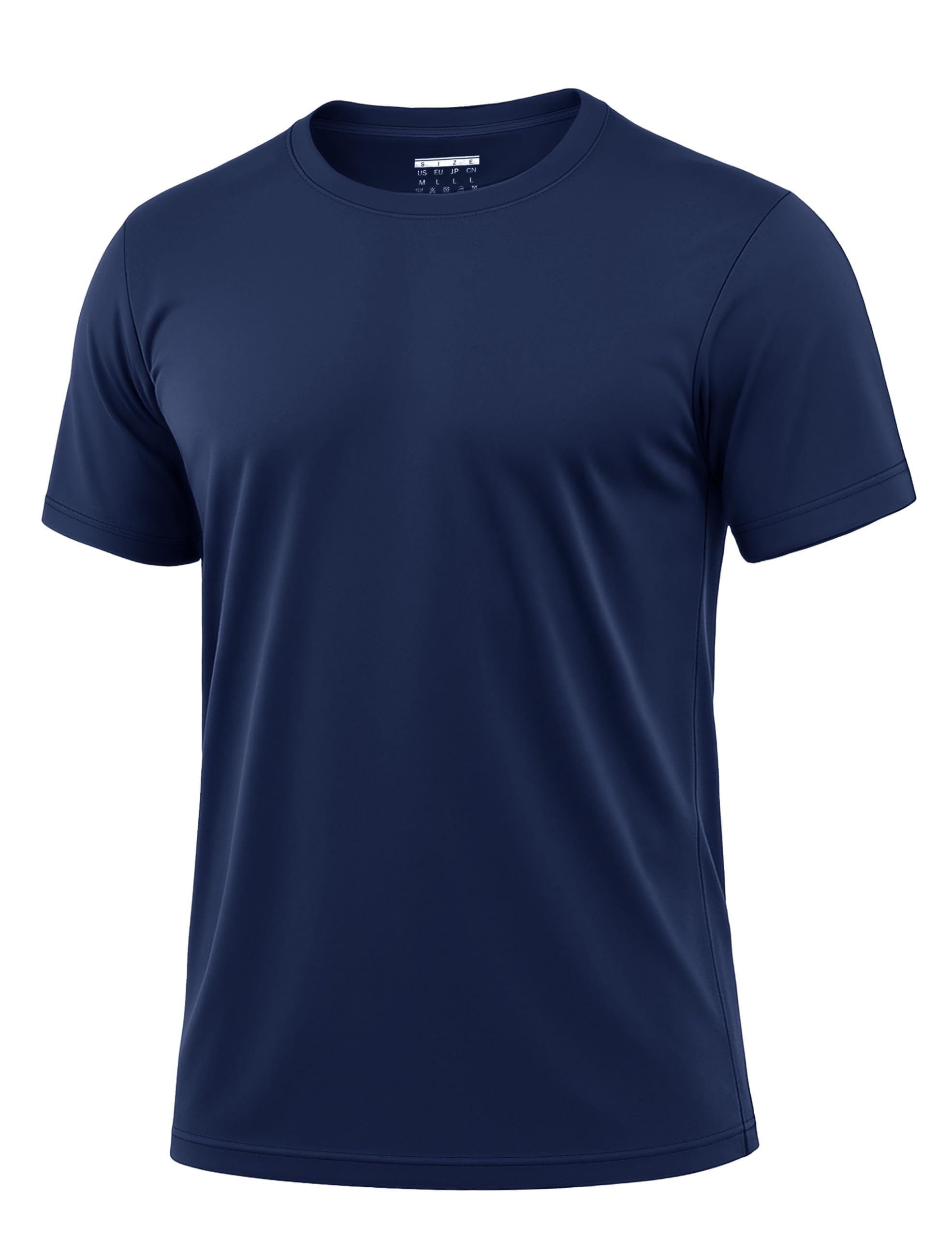 KINSWT Mens Workout Shirts Dry Fit UPF 50 Athletic T-Shirts Short Sleeve Cooling Quick Dry Running Gym Active