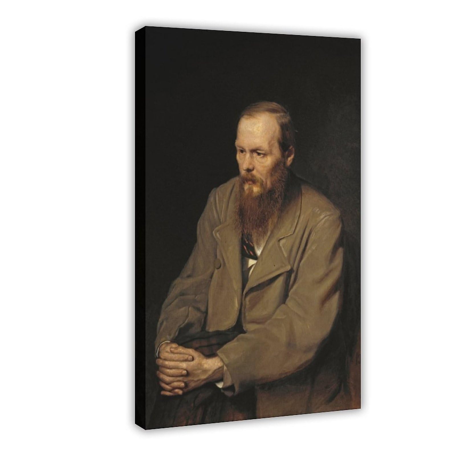 Fyodor Dostoevsky Portrait Canvas Art Poster And Wall Art Picture Print Modern Family Bedroom Decor 12x18inch(30x45cm)