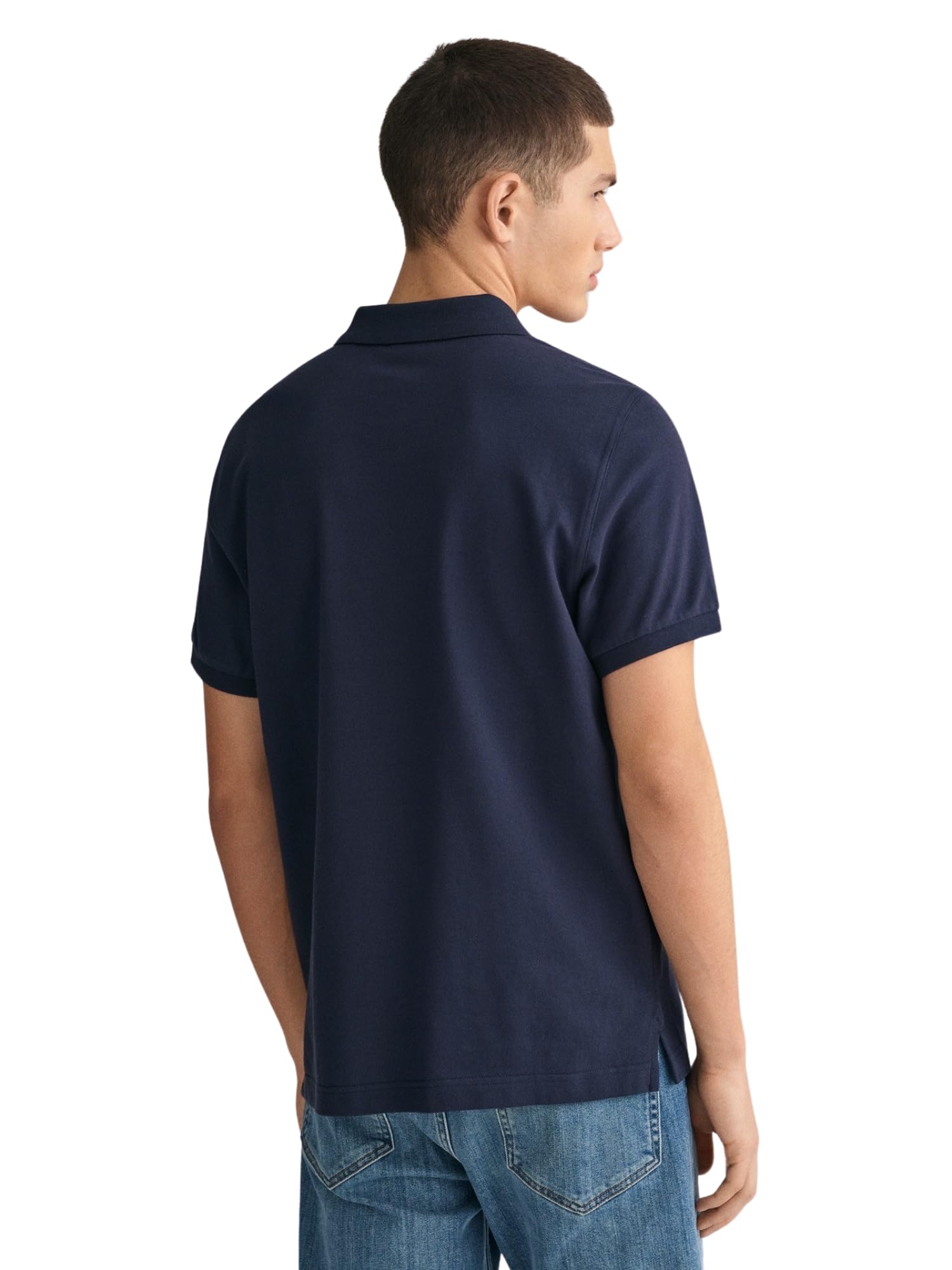 GANT Reg Shield Ss Pique Polo Koszulka polo Mężczyźni,niebieski (Evening Blue),5XL