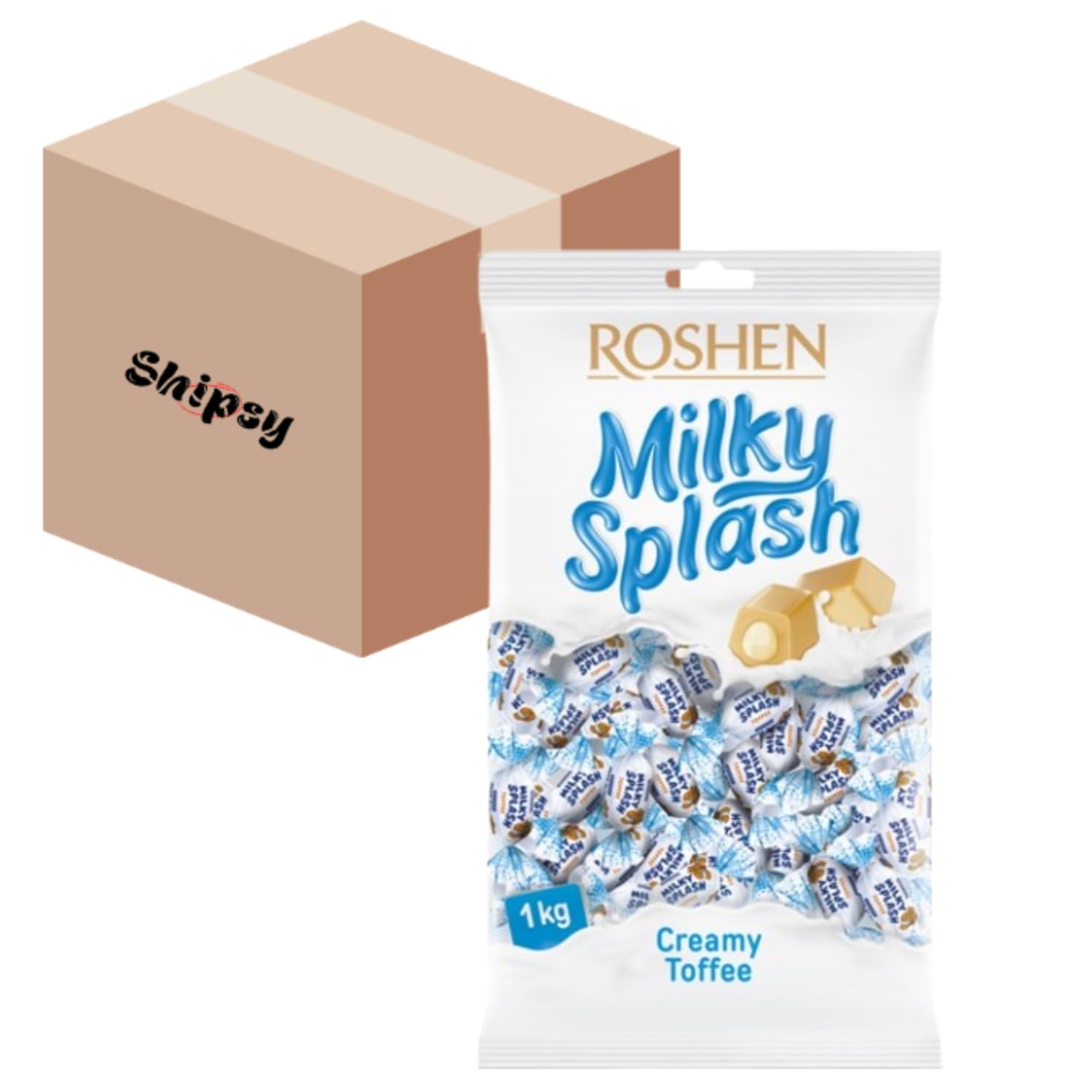 ROSHEN MILKY SPLASH 1kg Shipsy Box