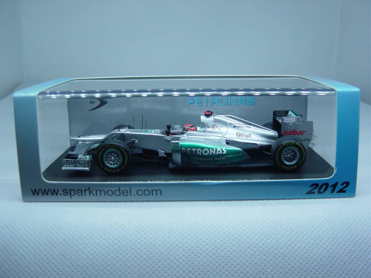Amazon | spark 1/43 Mercedes AMG W03 Monaco GP 2012#7 Michael
