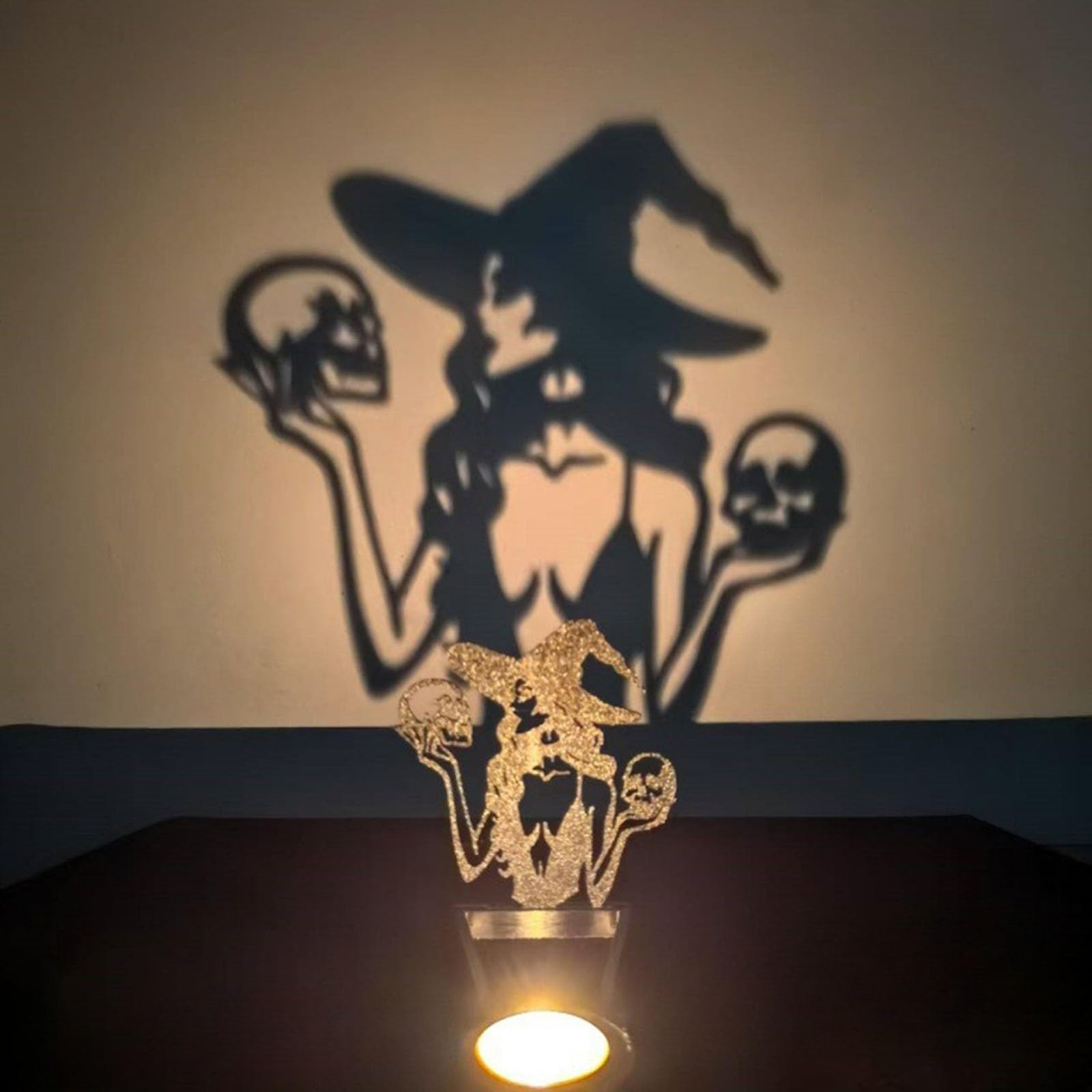 Xjdzineq Halloween Holders Skull Theme Tabletop Decors Haunting Party Supplies Creative Centerpieces Scary Tabletop Decors