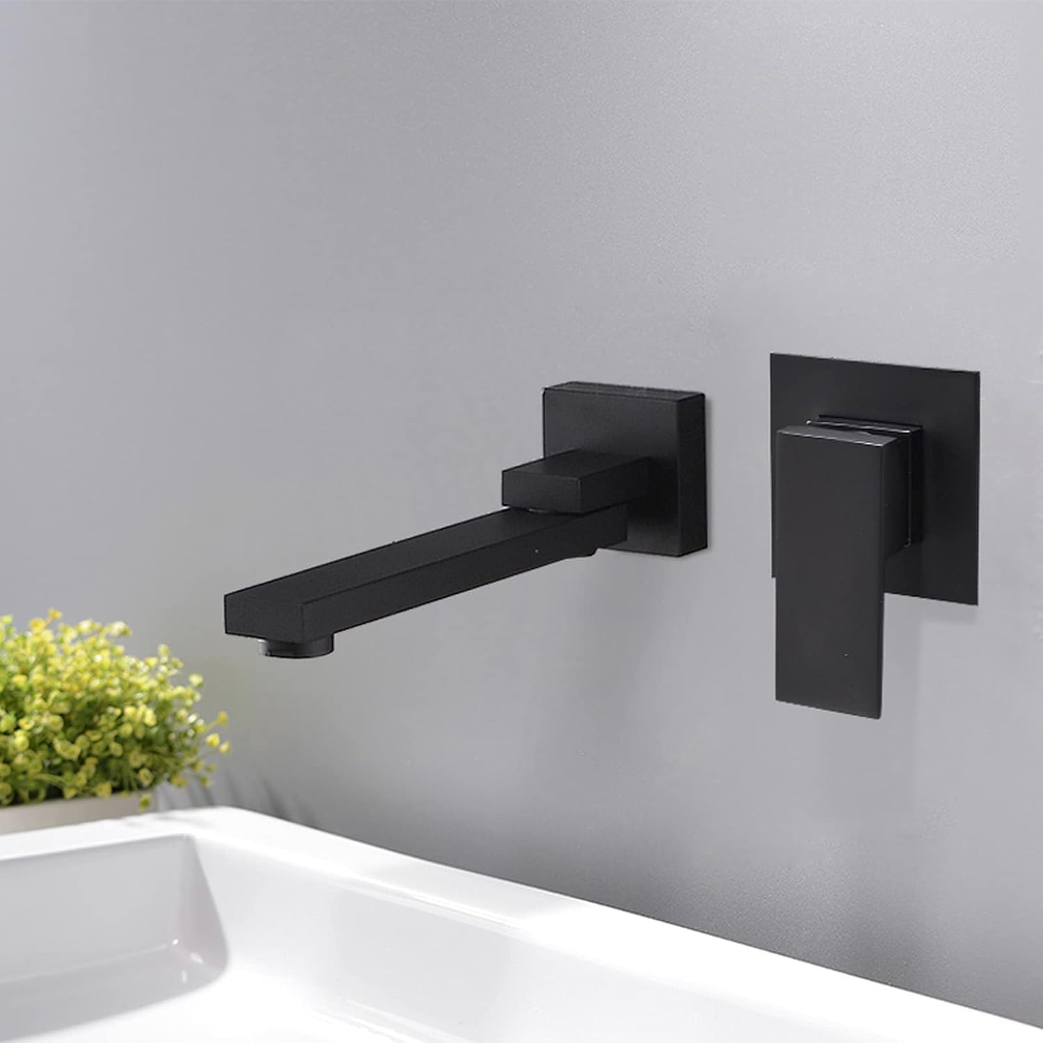 Xazlbiw A Led Digital Basin Faucet Water Power Mixer. Solid Brass Chrome Plated Temperate Display Smart Tap
