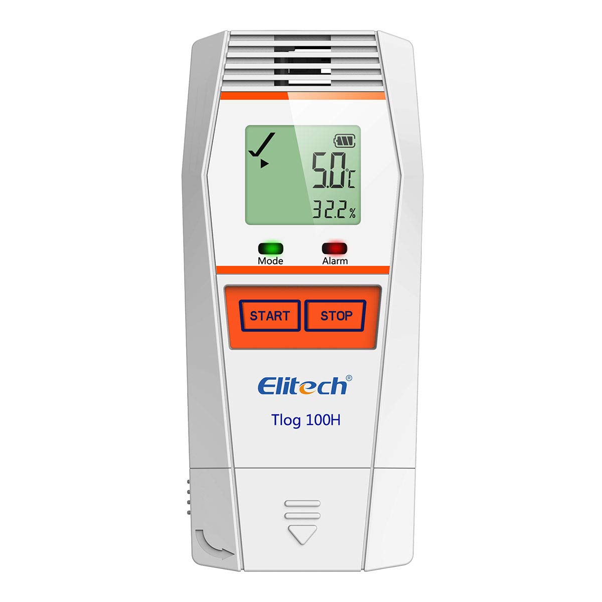 ElitechTlog 100H Temperature and Humidity Data Logger Reusable Temperature Recorder PDF Report USB Port 32000 Points