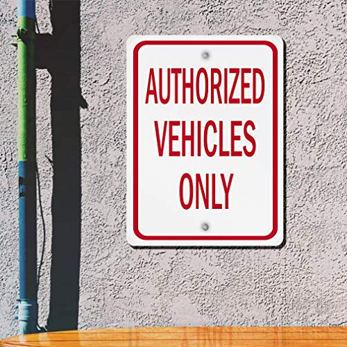 Panneau parking Autorized Vehicles Only contre stationnement abusif